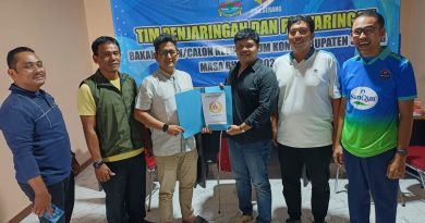 Jelang Musorkab KONI Kabupaten Serang, Dua Calon Ambil Formulir Pendaftaran Bacalon Ketum Jelang Musorkab KONI Kabupaten Serang, Dua Calon Ambil Formulir Pendaftaran Bacalon Ketum