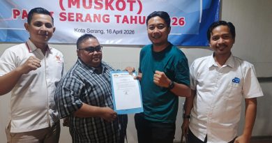 Arif Hamdi Pimpin Cabor Angkat Besi Kota Serang 2026-2030