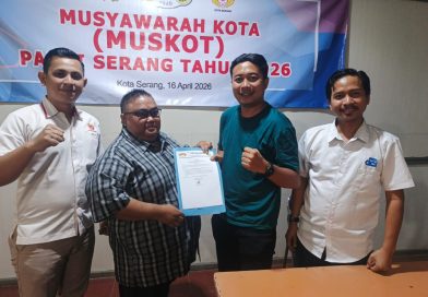 Arif Hamdi Pimpin Cabor Angkat Besi Kota Serang 2026-2030