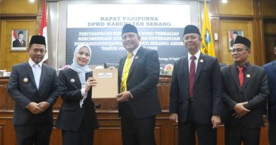 DPRD Kabupaten Serang Setujui LKPJ Bupati Serang Tahun 2025