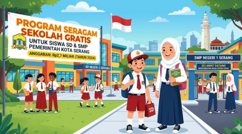 Pemkot Serang Anggarkan Rp2,7 Miliar untuk Seragam Gratis Siswa Baru SD-SMP