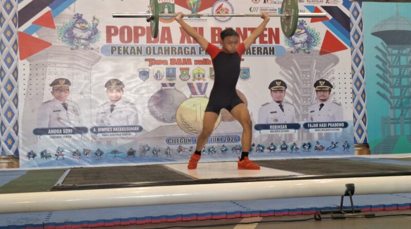 Popda XII Banten, Angkat Besi Kota Serang Sumbang 4 Perunggu