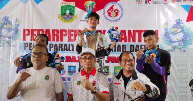 Hari Ketiga Peparpeda IX Provinsi Banten, Perolehan Medali Kota Serang Terus Bertambah