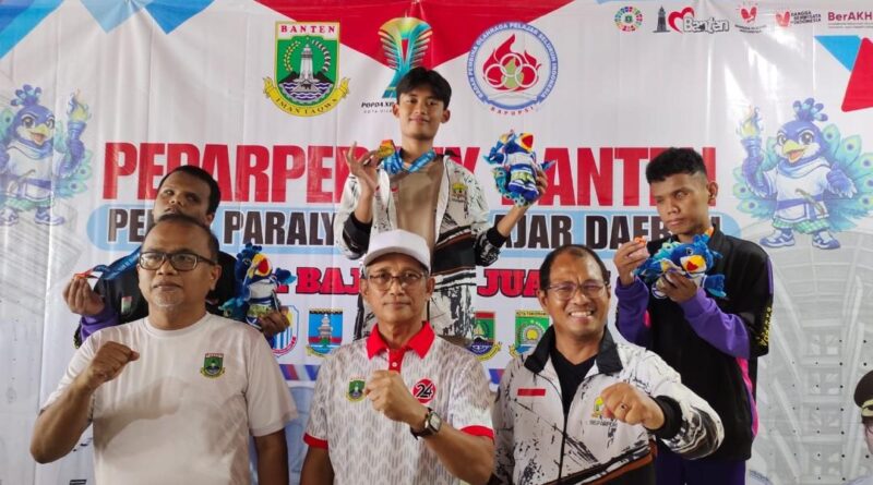Hari Ketiga Peparpeda IX Provinsi Banten, Perolehan Medali Kota Serang Terus Bertambah