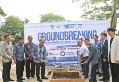 Perumda Tirta Al Bantani Groundbreaking Pabrik Air Minum Kemasan