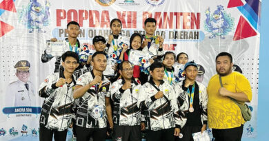Raih 28 Medali Emas, Kota Serang Finish di Urutan 5 Popda XII Banten
