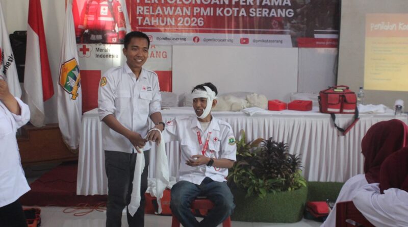 Tingkatkan Kompetensi Relawan, PMI Kota Serang Gelar Bimtek Pertolongan Pertama 