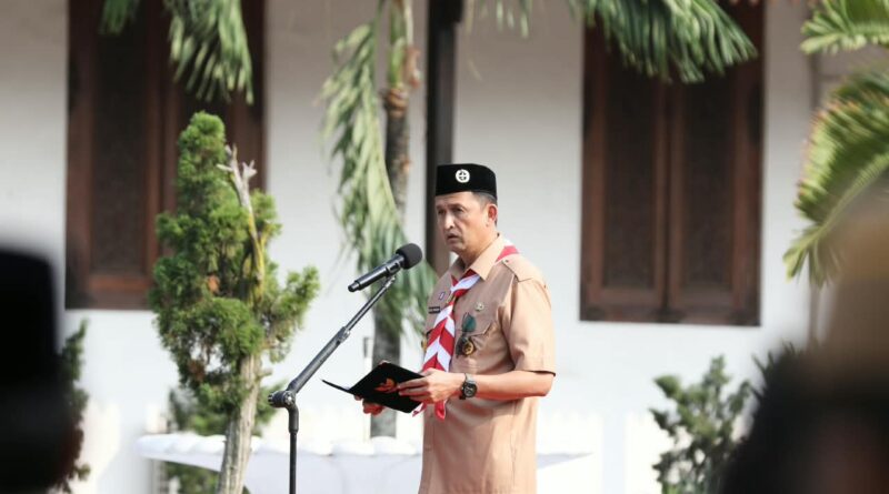 Peringati Hari Pramuka ke-65, Sekda Zaldi Sebut Pramuka Mampu Bentuk Pribadi yang Tangguh