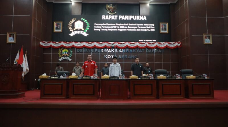 APBD Perubahan Serang Rp1,74 Triliun, Infrastruktur Dapat Porsi 35 Persen