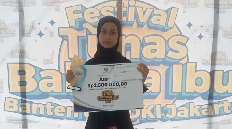 Di FTBI 2026, Siswi Cantik Asal Kota Serang Senna Juarai Lomba Dongeng Bahasa Jawa Banten