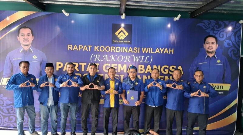 Gelar Rakorwil, Partai Gema Bangsa Tunjuk Ahmad Yani Sebagai Ketua