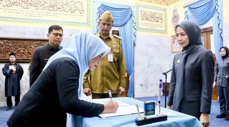 Bupati Serang Lantik Camat dan Sejumlah Pejabat Administrasi