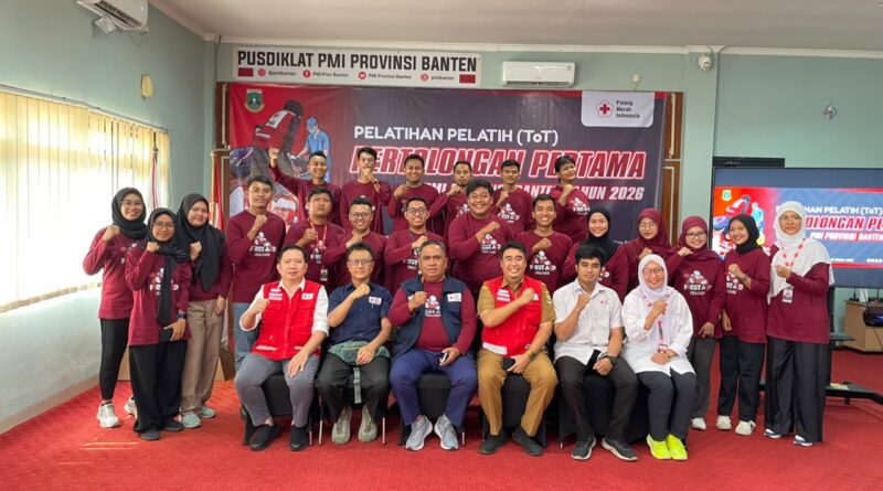 Tingkatkan Kompetensi Pelatih Dan Relawan, PMI Banten Gelar Pelatihan Pertolongan Pertama