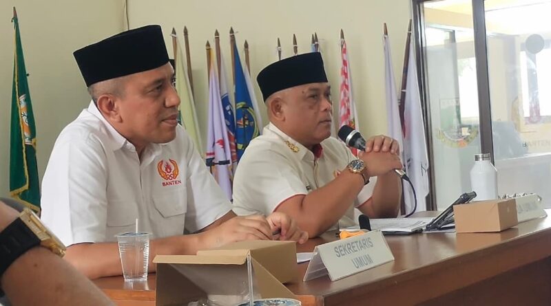 Jelang 25 Hari Menuju Porprov VII, Ketum KONI Banten Pimpin Rapat Pemantapan Persiapan